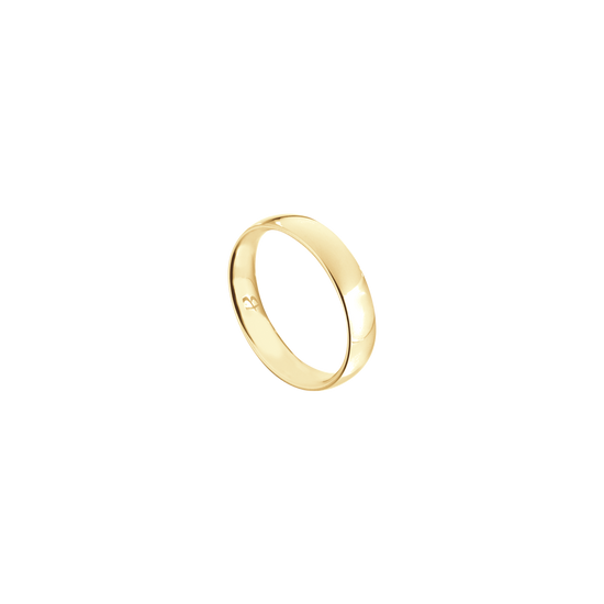 MEN AND WOMEN IP GOLD STEEL WEDDING BAND