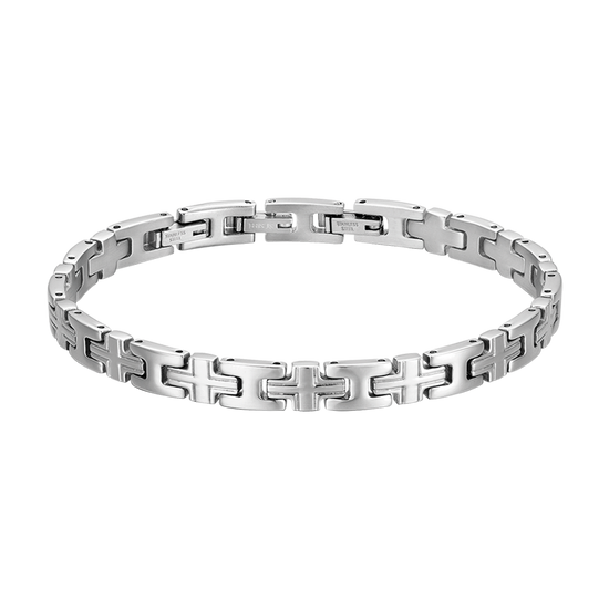 CROSS LINK STEEL MEN'S BRACELET