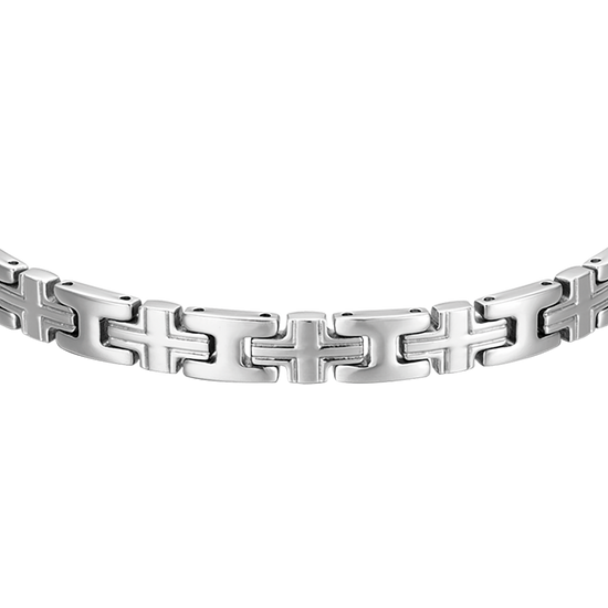 CROSS LINK STEEL MEN'S BRACELET