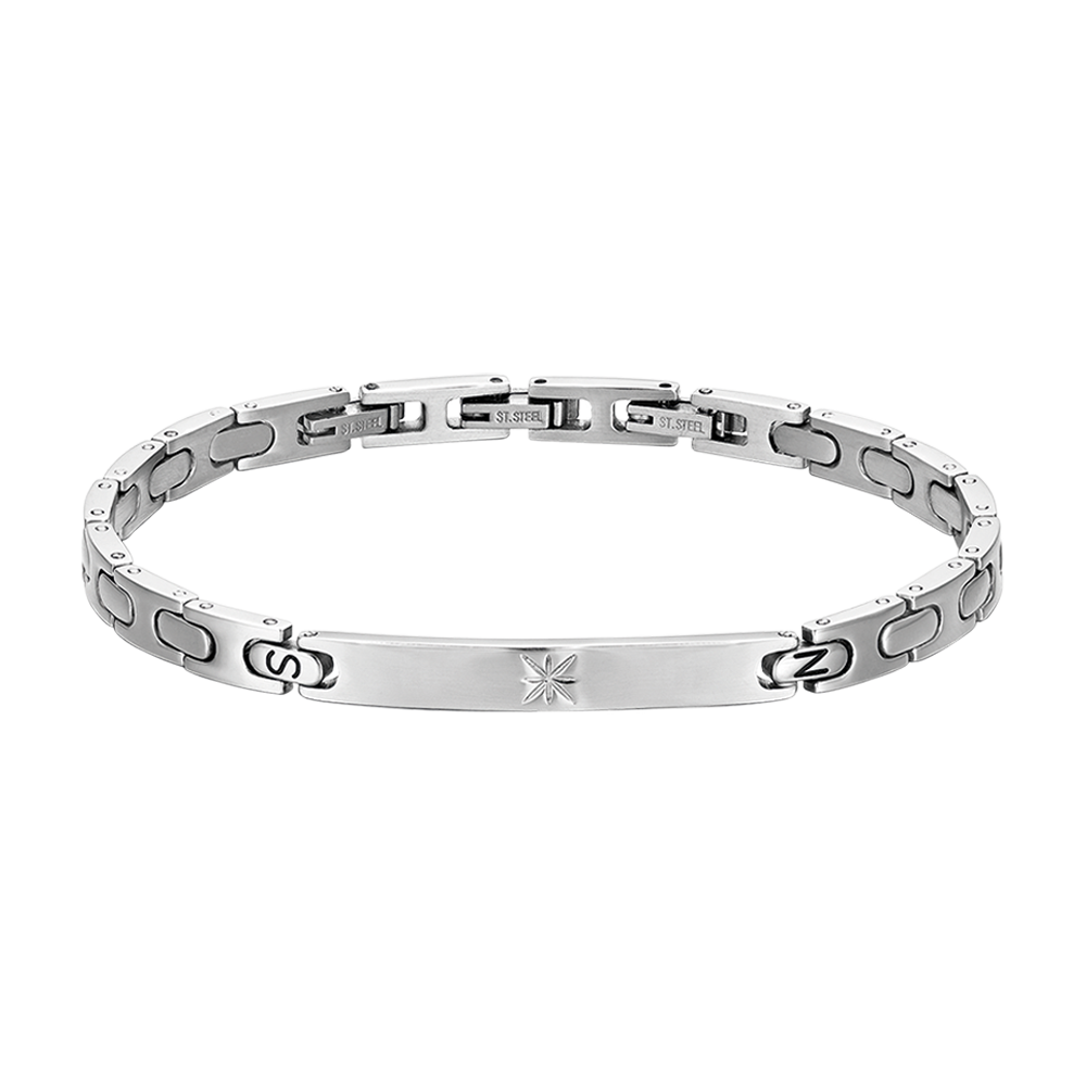 WIND ROSE STEEL MEN'S BRACELET