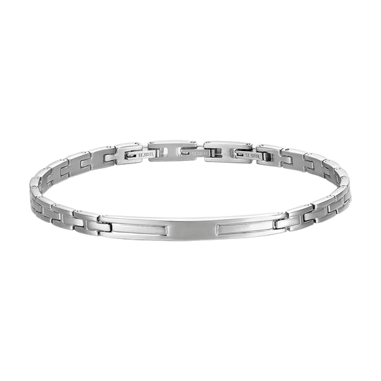 NARROW LINK STEEL MEN'S BRACELET