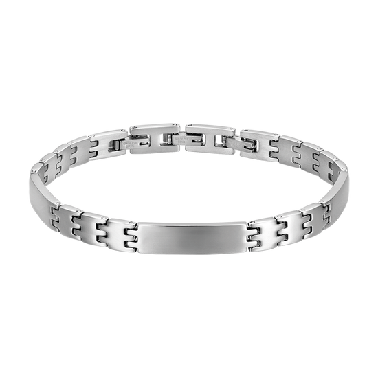 WIDE LINK STEEL MEN'S BRACELET