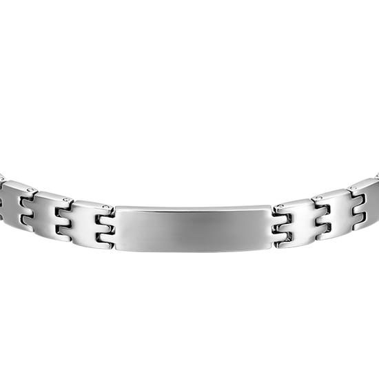 WIDE LINK STEEL MEN'S BRACELET