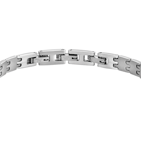 WIDE LINK STEEL MEN'S BRACELET