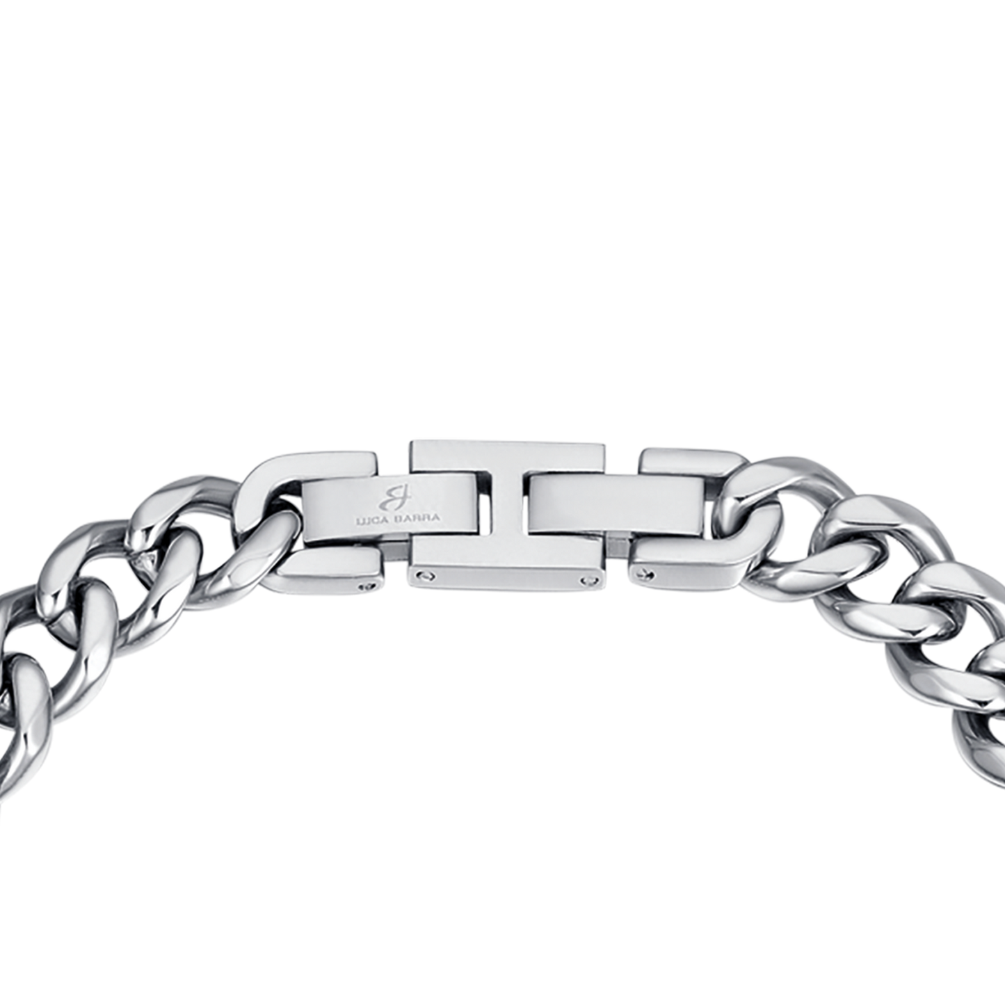 SILVER CHAIN LINK STEEL MEN'S BRACELET