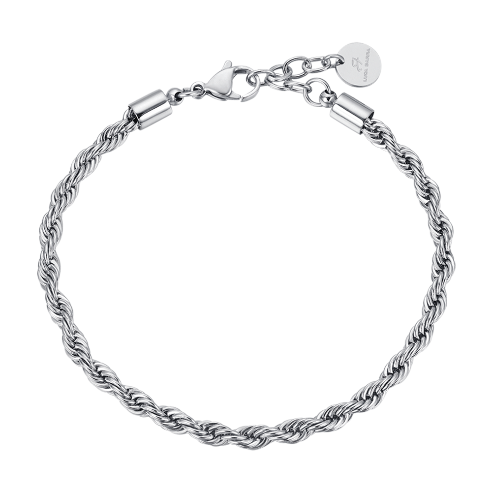 MEN'S BRACELET IN STEEL KNITTED THIN Luca Barra