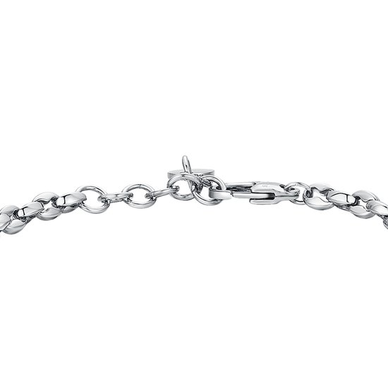 STEEL MEN'S BRACELET WITH ANCHOR