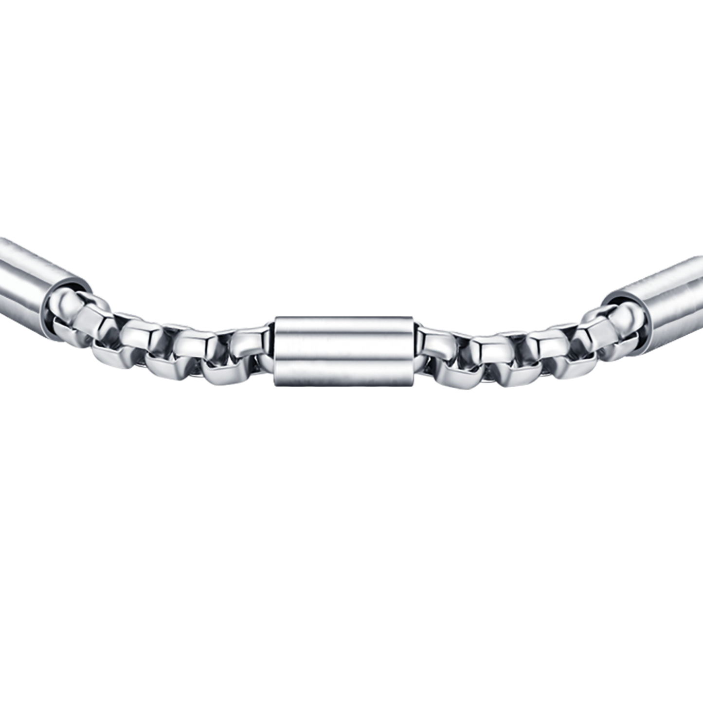 STEEL MEN'S BRACELET WITH STEEL ELEMENTS