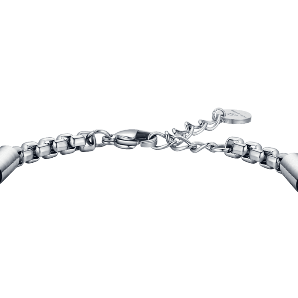 STEEL MEN'S BRACELET WITH STEEL ELEMENTS