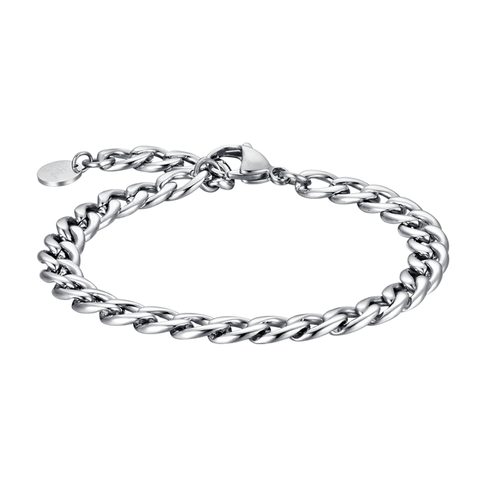 SILVER MESH STEEL MEN'S BRACELET