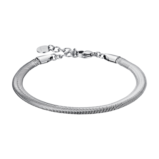 STEEL MEN'S THIN LINK BRACELET