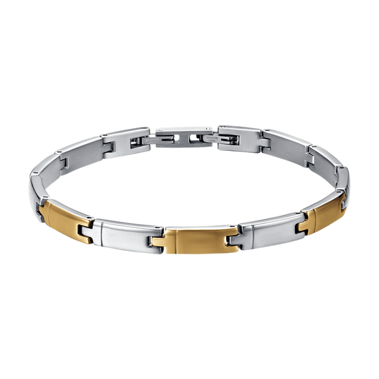 STEEL AND STEEL IP GOLD MEN'S BRACELET