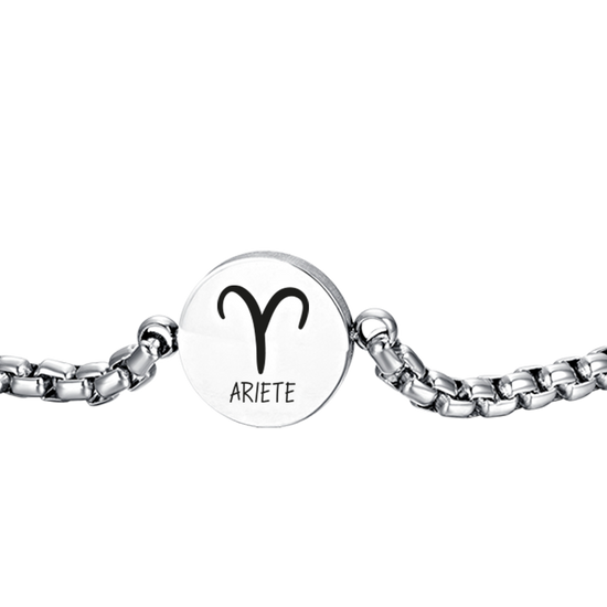 ARIES ZODIAC SIGN STEEL MEN'S BRACELET PLATE