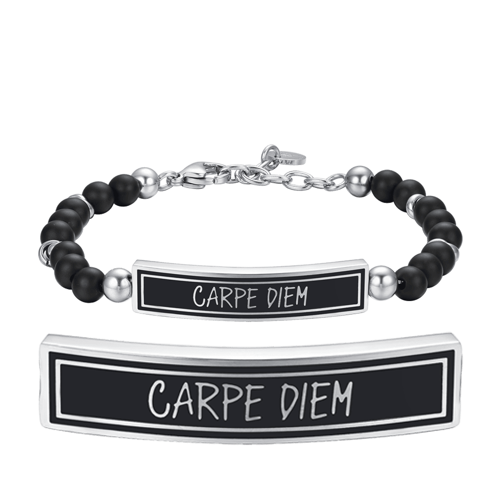 CARPE DIEM STEEL MEN'S BRACELET