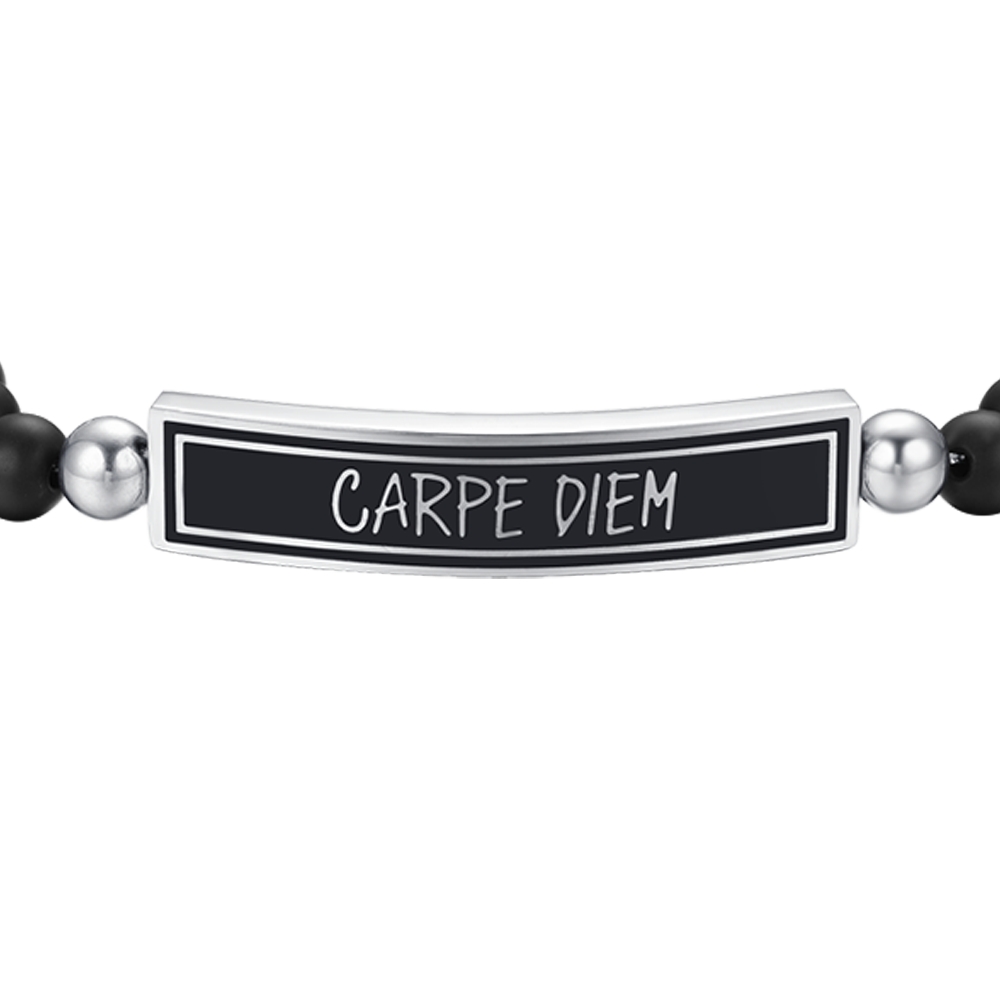 CARPE DIEM STEEL MEN'S BRACELET