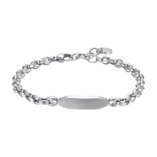 MEN'S STEEL BRACELET WITH ELEMENT Luca Barra