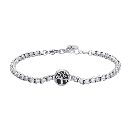 TREE OF LIFE STEEL MEN'S BRACELET