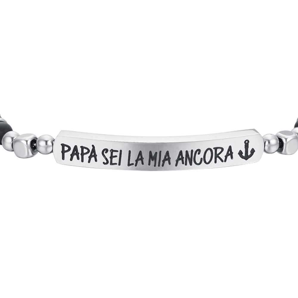 STEEL MEN'S BRACELET DADDY YOU ARE MY ANCHOR