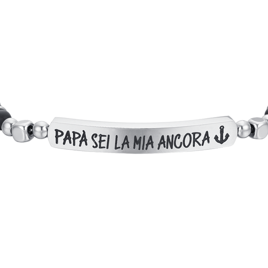 STEEL MEN'S BRACELET DADDY YOU ARE MY ANCHOR