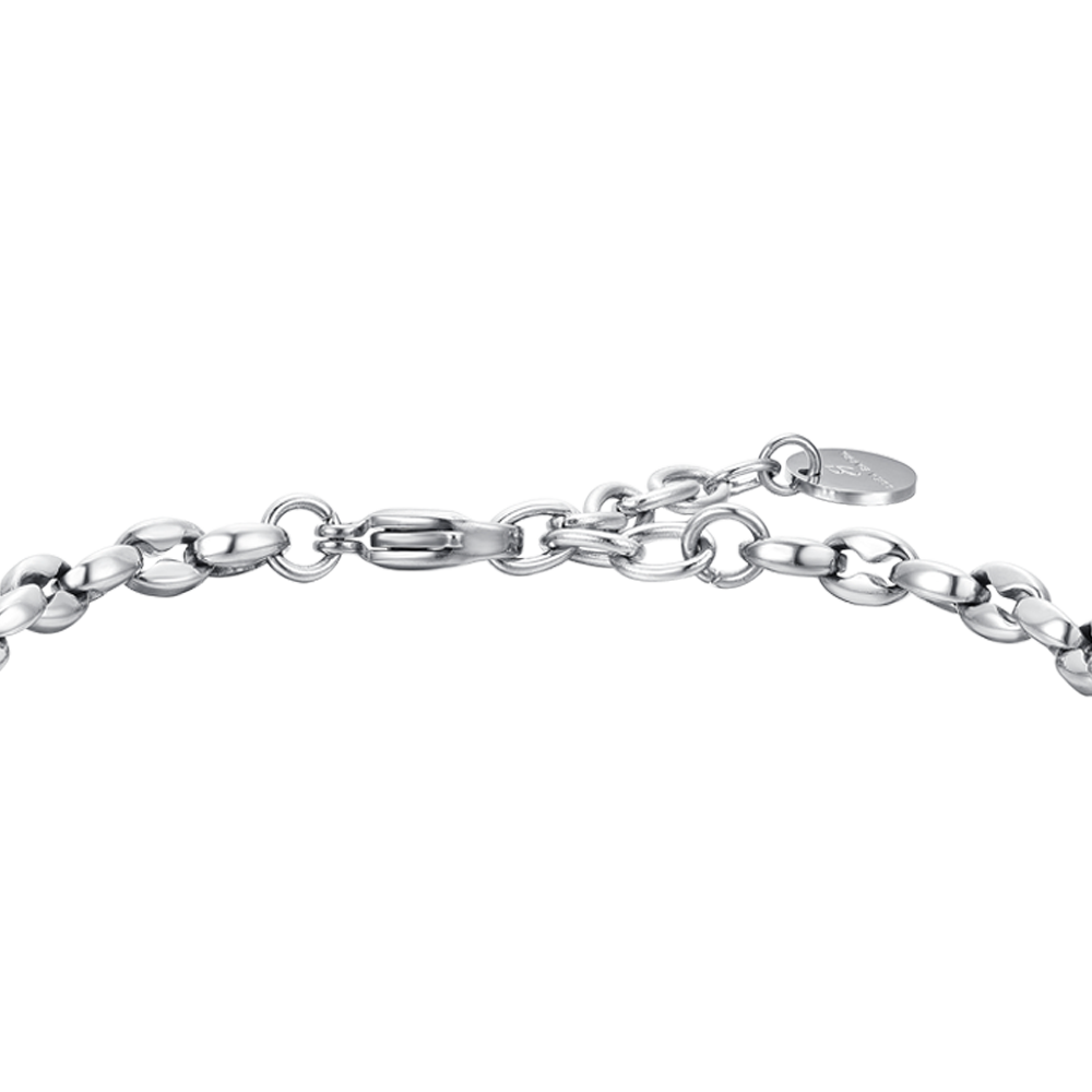 STEEL MEN'S BRACELET WITH ANCHOR