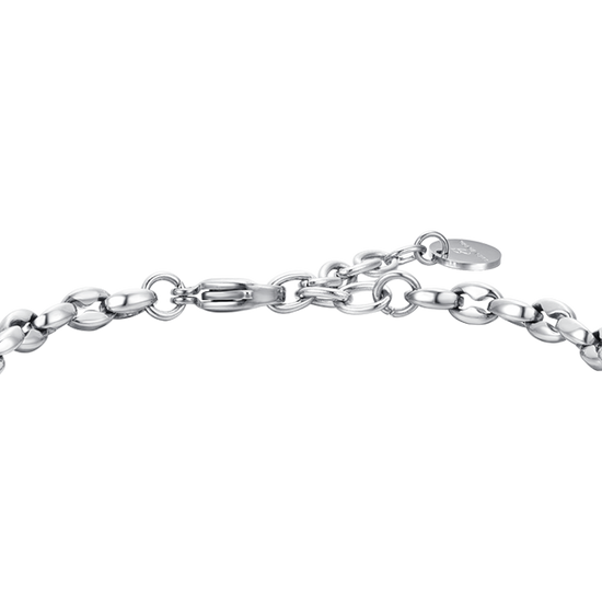 STEEL MEN'S BRACELET WITH RUDDER