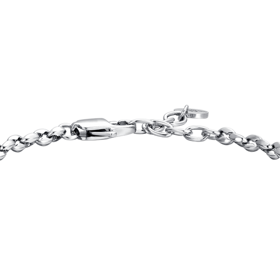 STEEL MEN'S BRACELET WITH ANCHOR