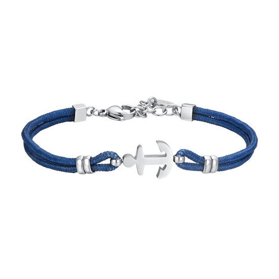 BLUE ROPE MAN BRACELET AND ANCHOR