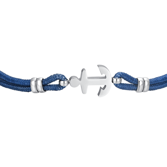 BLUE ROPE MAN BRACELET AND ANCHOR