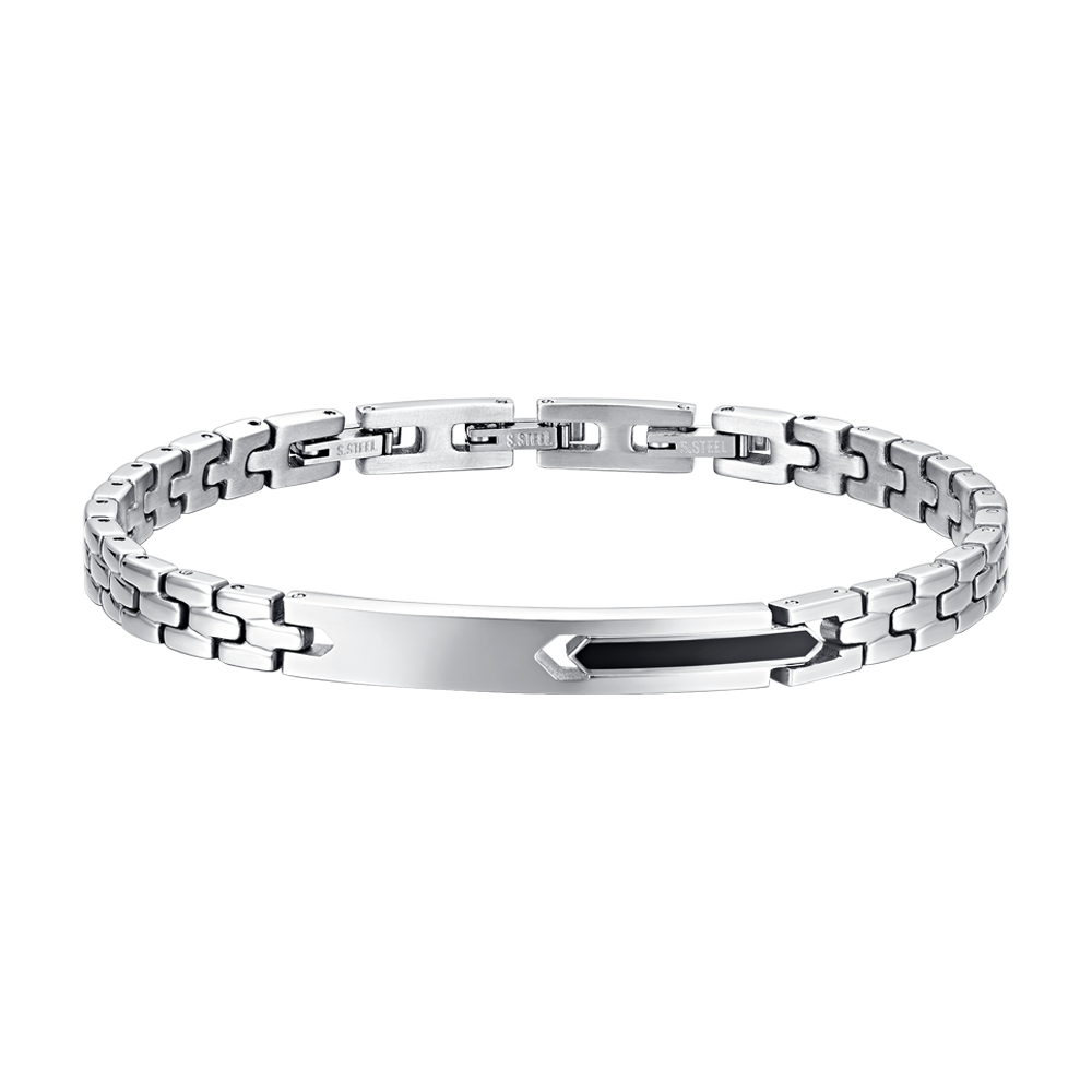 BLACK IP ELEMENT STEEL MEN'S BRACELET