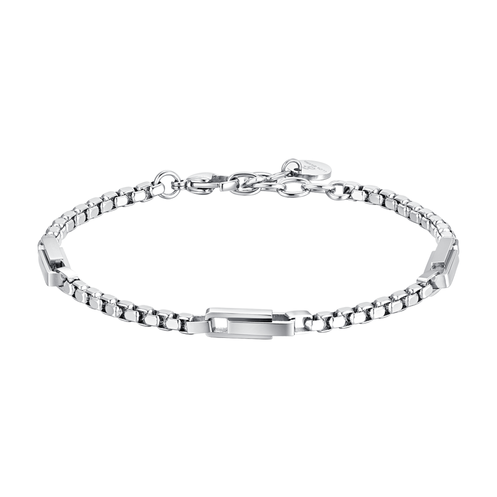 MAN'S BRACELET IN STEEL ELEMENTS Luca Barra