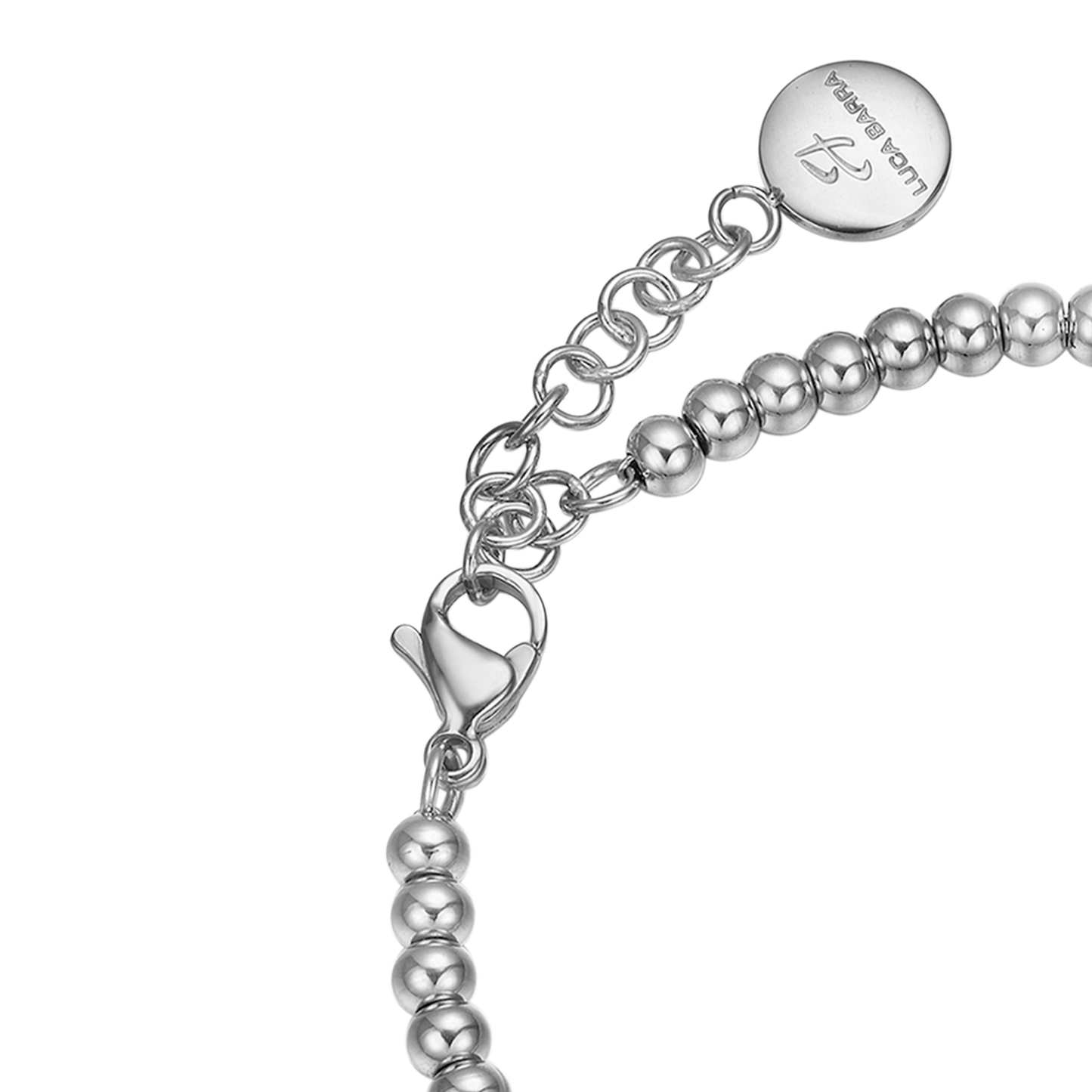 STEEL BRACELET "WHERE LIFE BEGINS AND LOVE NEVER ENDS"