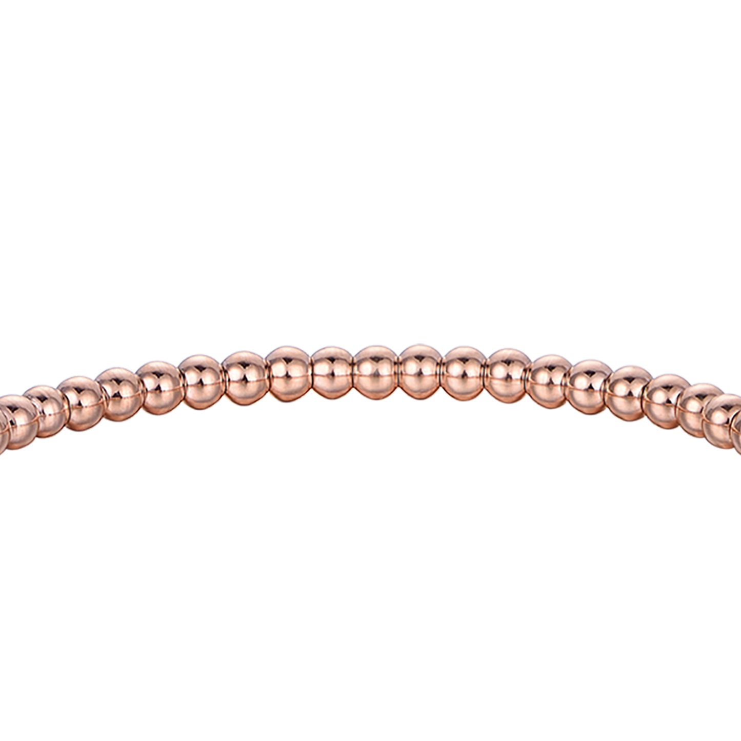 IP ROSE STEEL BRACELET WITH WHITE CRYSTALS Luca Barra