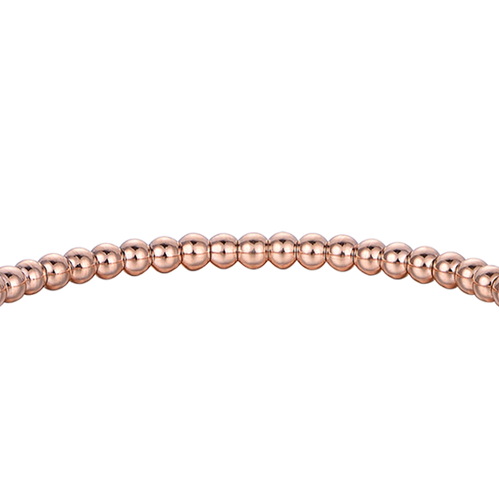 IP ROSE STEEL BRACELET WITH WHITE CRYSTALS Luca Barra