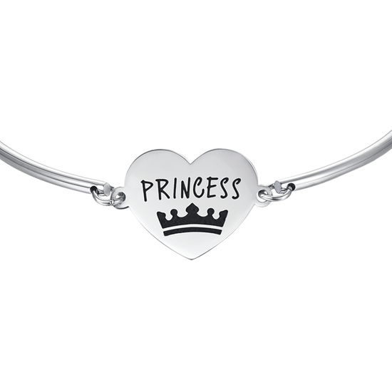 WOMEN'S STEEL BRACELET WITH PRINCESS INSCRIPTION