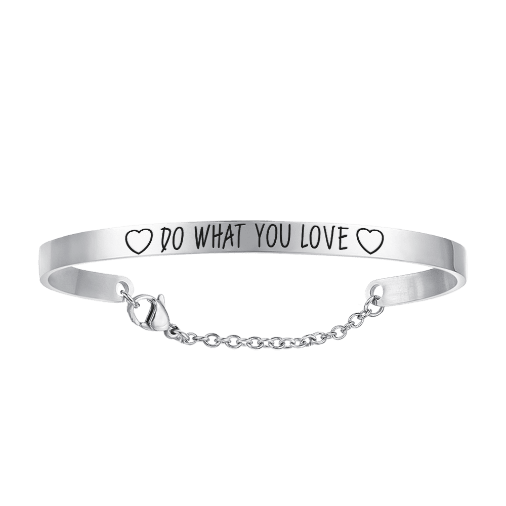 STEEL WOMEN'S BRACELET DO WHAT YOU LOVE