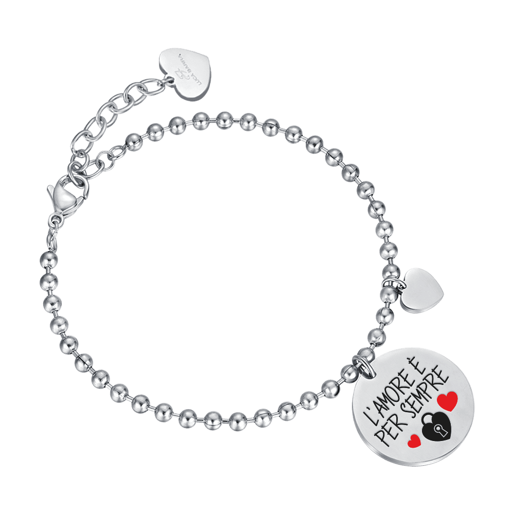 WOMEN STEEL BRACELET LOVE IS FOREVER