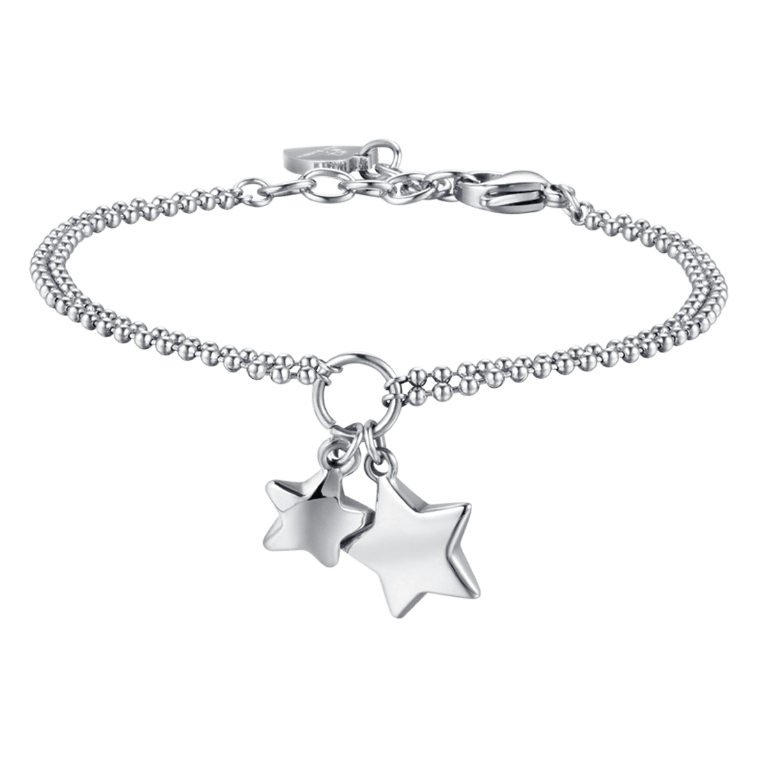 IP GOLD STEEL WOMEN'S BRACELET WITH STARS