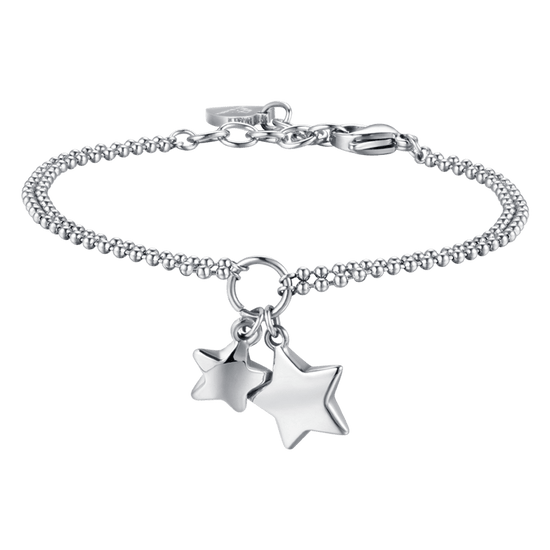 IP GOLD STEEL WOMEN'S BRACELET WITH STARS