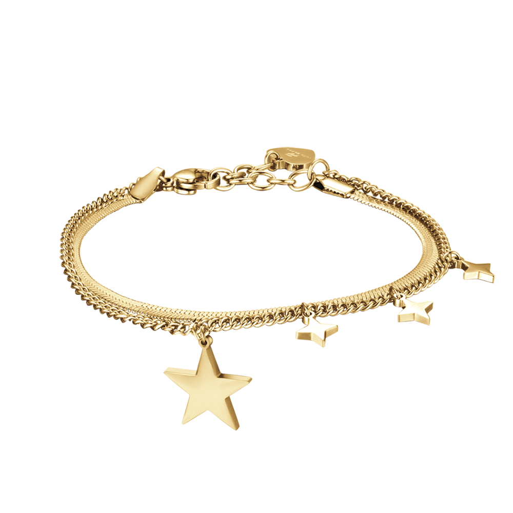 WOMAN STEEL BRACELET WITH STAR