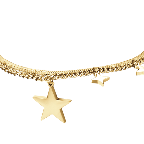 WOMAN STEEL BRACELET WITH STAR