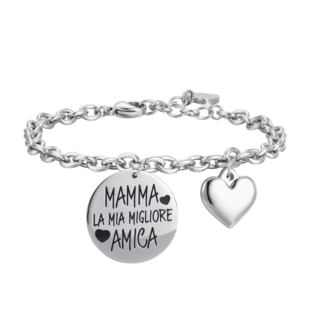 WOMEN STEEL BRACELET MOM YOU ARE MY BEST FRIEND