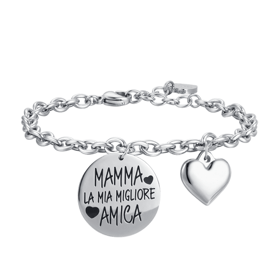 WOMEN STEEL BRACELET MOM YOU ARE MY BEST FRIEND