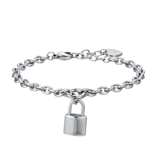 WOMAN'S BRACELET IN STEEL WITH LUCKLE Luca Barra