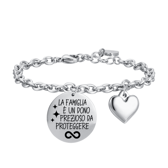 WOMEN'S STEEL BRACELET FAMILY IS A PRECIOUS GIFT TO PROTECT