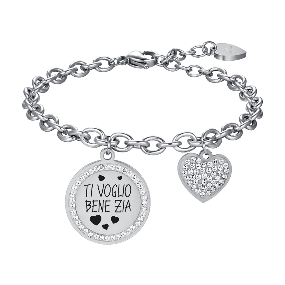 STEEL WOMEN'S BRACELET I LOVE YOU AUNT