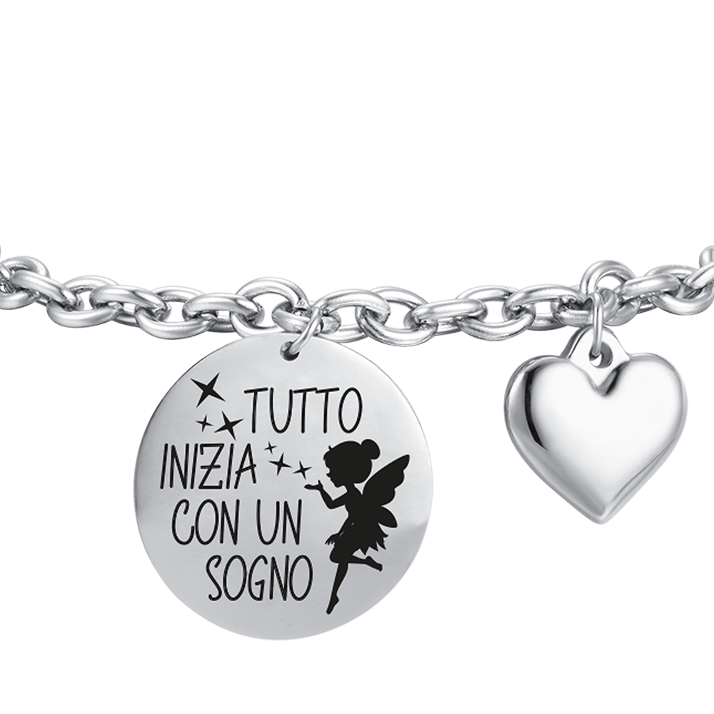 STEEL WOMEN'S BRACELET EVERYTHING STARTS WITH A DREAM