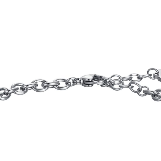 STEEL WOMEN'S SUNSHINE BRACELET WITH WHITE CRYSTALS