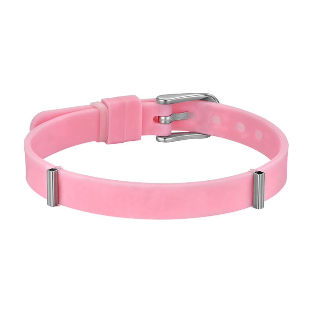 PINK SILICONE WOMEN'S BRACELET Luca Barra