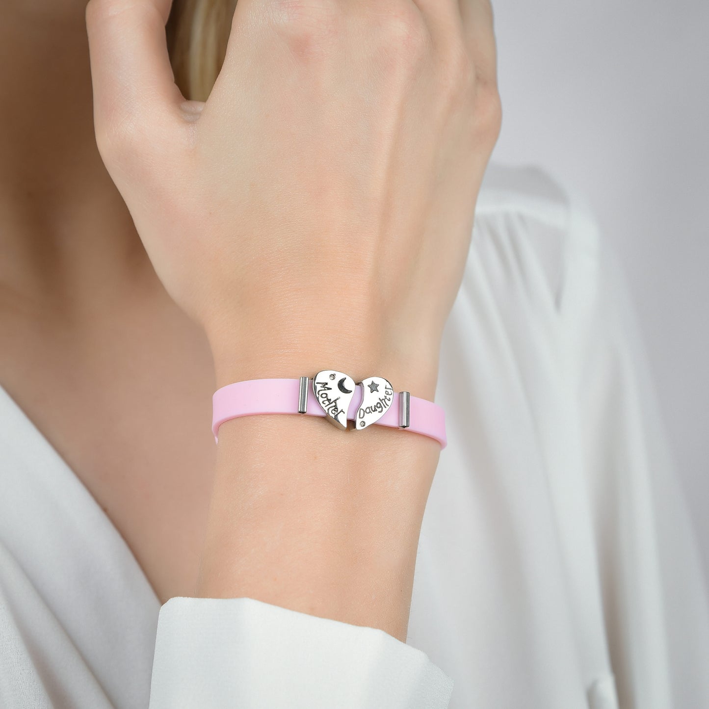 PINK SILICONE WOMEN'S BRACELET Luca Barra