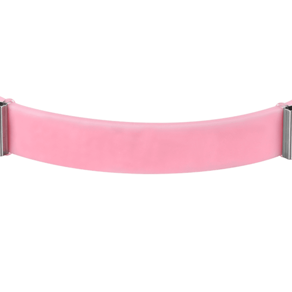 PINK SILICONE WOMEN'S BRACELET